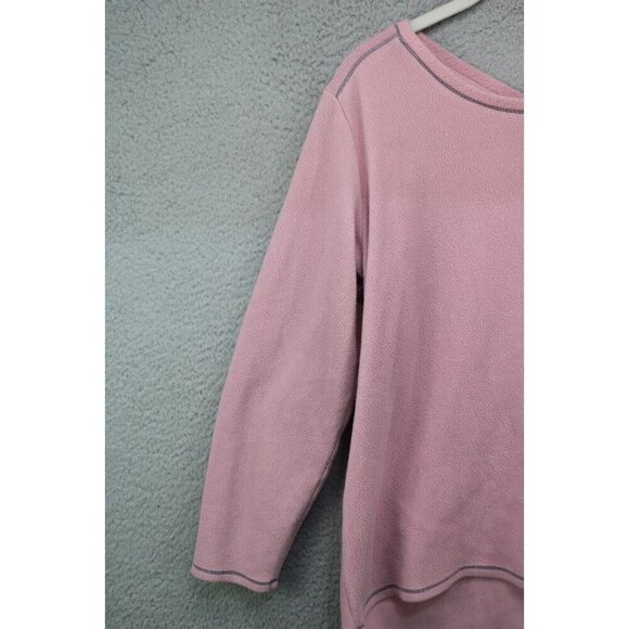 Cuddl Duds Fleece w/Stretch Thick Pajama Set-Size Medium-Drawstring-Pockets - Picture 11 of 16